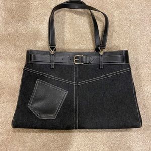 Christian Dior Denim Tote Bag